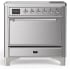 Ilve Majestic III Collection UMIB36QNR3SSC - 36 Inch Induction Range with 6 Induction Elements