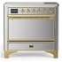 Ilve Majestic III Collection UMIB36QNR3SSG - 36 Inch Induction Range with 6 Induction Elements