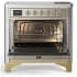 Ilve Majestic III Collection UMIB36QNR3SSG - 36 Inch Induction Range with 6 Induction Elements