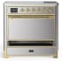 Ilve Majestic III Collection UMIB36QNR3SSG - 36 Inch Induction Range with 6 Induction Elements