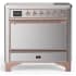 Ilve Majestic III Collection UMIB36QNR3SSP - 36 Inch Induction Range with 6 Induction Elements