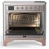 Ilve Majestic III Collection UMIB36QNR3SSP - 36 Inch Induction Range with 6 Induction Elements