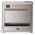 Ilve Majestic III Collection UMIB36QNR3SSP - 36 Inch Induction Range with 6 Induction Elements
