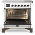 Ilve Majestic III Collection UMIB36QNR3WHB - 36 Inch Induction Range with 6 Induction Elements