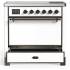 Ilve Majestic III Collection UMIB36QNR3WHB - 36 Inch Induction Range with 6 Induction Elements