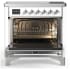 Ilve Majestic III Collection UMIB36QNR3WHC - 36 Inch Induction Range with 6 Induction Elements