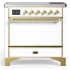 Ilve Majestic III Collection UMIB36QNR3WHG - 36 Inch Induction Range with 6 Induction Elements