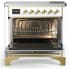 Ilve Majestic III Collection UMIB36QNR3WHG - 36 Inch Induction Range with 6 Induction Elements