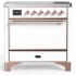 Ilve Majestic III Collection UMIB36QNR3WHP - 36 Inch Induction Range with 6 Induction Elements