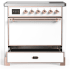 Ilve Majestic III Collection UMIB36QNR3WHP - 36 Inch Induction Range with 6 Induction Elements