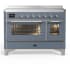 Ilve Majestic III Collection UMIB48NR3BGC - 48 Inch Induction Range with 6 Cooking Elements