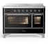 Ilve Majestic III Collection UMIB48NR3BKC - 48 Inch Induction Range with 6 Cooking Elements
