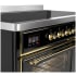 Ilve Majestic III Collection UMIB48NR3BKG - 48 Inch Induction Range with 6 Cooking Elements
