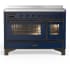 Ilve Majestic III Collection UMIB48NR3MBB - 48 Inch Induction Range with 6 Cooking Elements