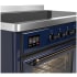 Ilve Majestic III Collection UMIB48NR3MBB - 48 Inch Induction Range with 6 Cooking Elements