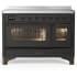Ilve Majestic III Collection UMIB48NR3MGB - 48 Inch Induction Range with 6 Cooking Elements