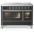 Ilve Majestic III Collection UMIB48NR3MGC - 48 Inch Induction Range with 6 Cooking Elements