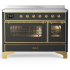 Ilve Majestic III Collection UMIB48NR3MGG - 48 Inch Induction Range with 6 Cooking Elements
