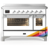 Ilve Majestic III Collection UMIB48NR3RAC - 48 Inch Induction Range with 6 Cooking Elements