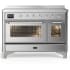 Ilve Majestic III Collection UMIB48NR3SSC - 48 Inch Induction Range with 6 Cooking Elements