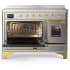 Ilve Majestic III Collection UMIB48NR3SSG - 48 Inch Induction Range with 6 Cooking Elements