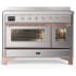 Ilve Majestic III Collection UMIB48NR3SSP - 48 Inch Induction Range with 6 Cooking Elements