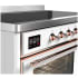 Ilve Majestic III Collection UMIB48NR3WHP - 48 Inch Induction Range with 6 Cooking Elements