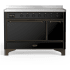 Ilve Majestic III Collection UMIB48QNR3BKB - 48 Inch Induction Range with 6 Elements