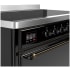 Ilve Majestic III Collection UMIB48QNR3BKB - 48 Inch Induction Range with 6 Elements