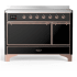 Ilve Majestic III Collection UMIB48QNR3BKP - 48 Inch Induction Range with 6 Elements