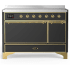 Ilve Majestic III Collection UMIB48QNR3MGG - 48 Inch Induction Range with 6 Elements