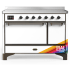 Ilve Majestic III Collection UMIB48QNR3RAB - 48 Inch Induction Range with 6 Elements