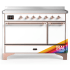 Ilve Majestic III Collection UMIB48QNR3RAP - 48 Inch Induction Range with 6 Elements