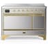 Ilve Majestic III Collection UMIB48QNR3SSG - 48 Inch Induction Range with 6 Elements