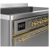 Ilve Majestic III Collection UMIB48QNR3SSG - 48 Inch Induction Range with 6 Elements
