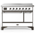 Ilve Majestic III Collection UMIB48QNR3WHB - 48 Inch Induction Range with 6 Elements