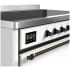 Ilve Majestic III Collection UMIB48QNR3WHB - 48 Inch Induction Range with 6 Elements