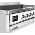 Ilve Majestic III Collection UMIB48QNR3WHC - 48 Inch Induction Range with 6 Elements