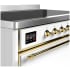 Ilve Majestic III Collection UMIB48QNR3WHG - 48 Inch Induction Range with 6 Elements