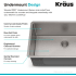 Kraus Standart PRO Series KHU1003010075MB - Standart PRO™ Undermount Series