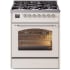 Ilve Nostalgie II Collection UP30NMPAWC - 30 Inch Freestanding Dual Fuel Range in Front View