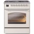Ilve Nostalgie II Collection UP30NMPAWC - 30 Inch Freestanding Dual Fuel Range in Front View