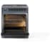 Ilve Nostalgie II Collection UP30NMPBGB - 30 Inch Freestanding Dual Fuel Range in Opened View