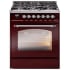 Ilve Nostalgie II Collection UP30NMPBUCLP - 30 Inch Freestanding Dual Fuel Range in Front View