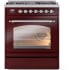Ilve Nostalgie II Collection UP30NMPBUCLP - 30 Inch Freestanding Dual Fuel Range in Front View