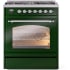 Ilve Nostalgie II Collection UP30NMPEGC - 30 Inch Freestanding Dual Fuel Range in Front View