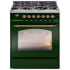 Ilve Nostalgie II Collection UP30NMPEGG - 30 Inch Freestanding Dual Fuel Range in Front View