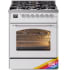 Ilve Nostalgie II Collection UP30NMPRAC - 30 Inch Freestanding Dual Fuel Range in Front View