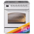 Ilve Nostalgie II Collection UP30NMPRAC - 30 Inch Freestanding Dual Fuel Range in Front View