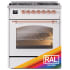 Ilve Nostalgie II Collection UP30NMPRAP - 30 Inch Freestanding Dual Fuel Range in Front View